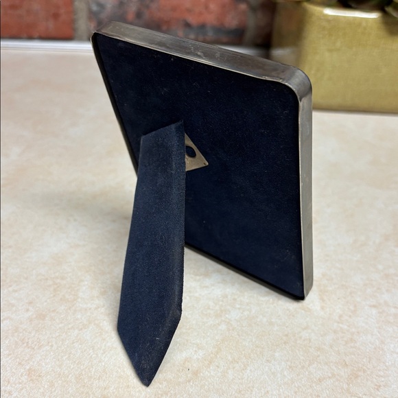 Vintage Silverplate  Photo Frame With Flowers And Ribbon Motif...Art Nouveau - Picture 5 of 7